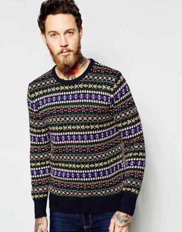 Pepe Alpine Knitted Jumper - Navy