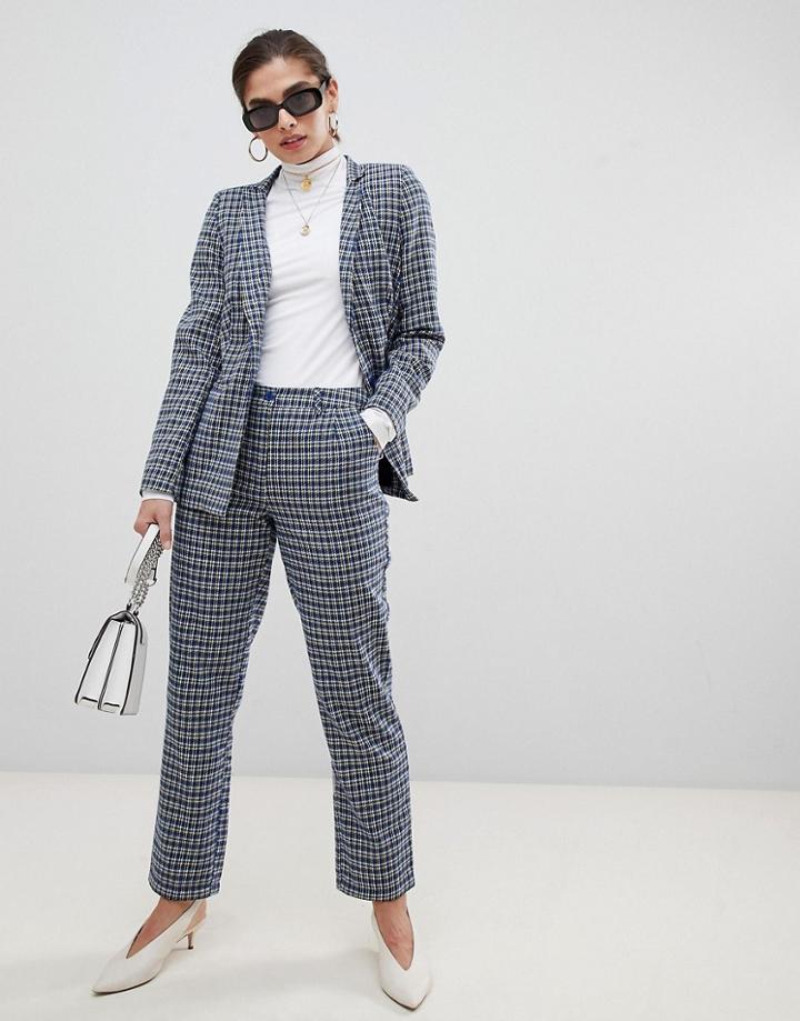 Unique21 Tailored Checked Pants - Multi