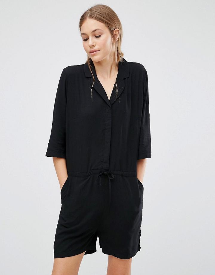 Just Female Hector Romper - Black