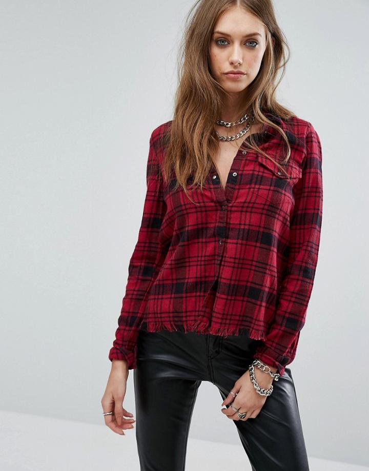 Noisy May Erik Check Shirt - Multi