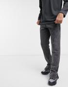 Jaded London Arizona Sweatpants With Side Slits In Gray-grey