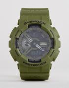 G-shock Ga-110lp-3aer Digital Silicone Watch In Green - Green
