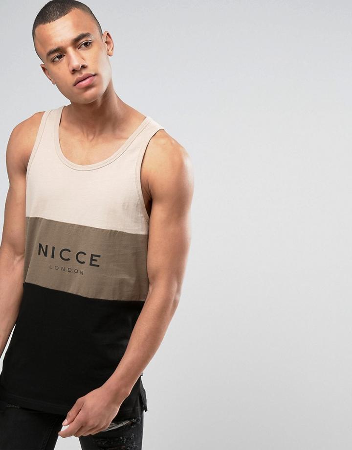 Nicce London Block Tank - Gray