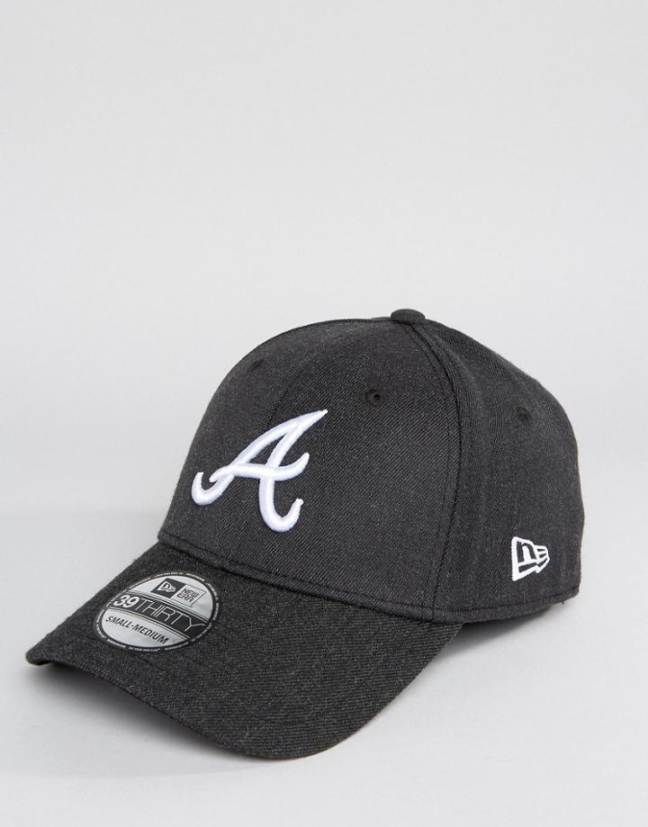 New Era 39thirty Cap Fitted Atlanta Braves - Gray