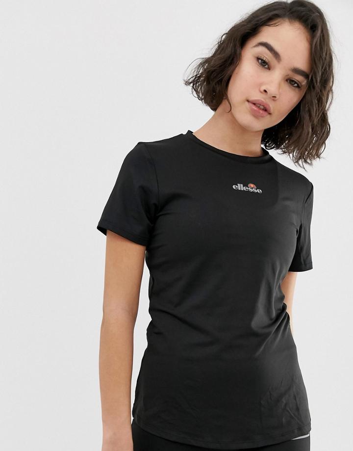 Ellesse Training T-shirt With Chest Logo - Black