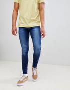 New Look Super Skinny Jeans In Indigo - Blue