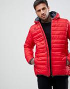 Kappa Bacrio Full Zip Training Jacket - Red