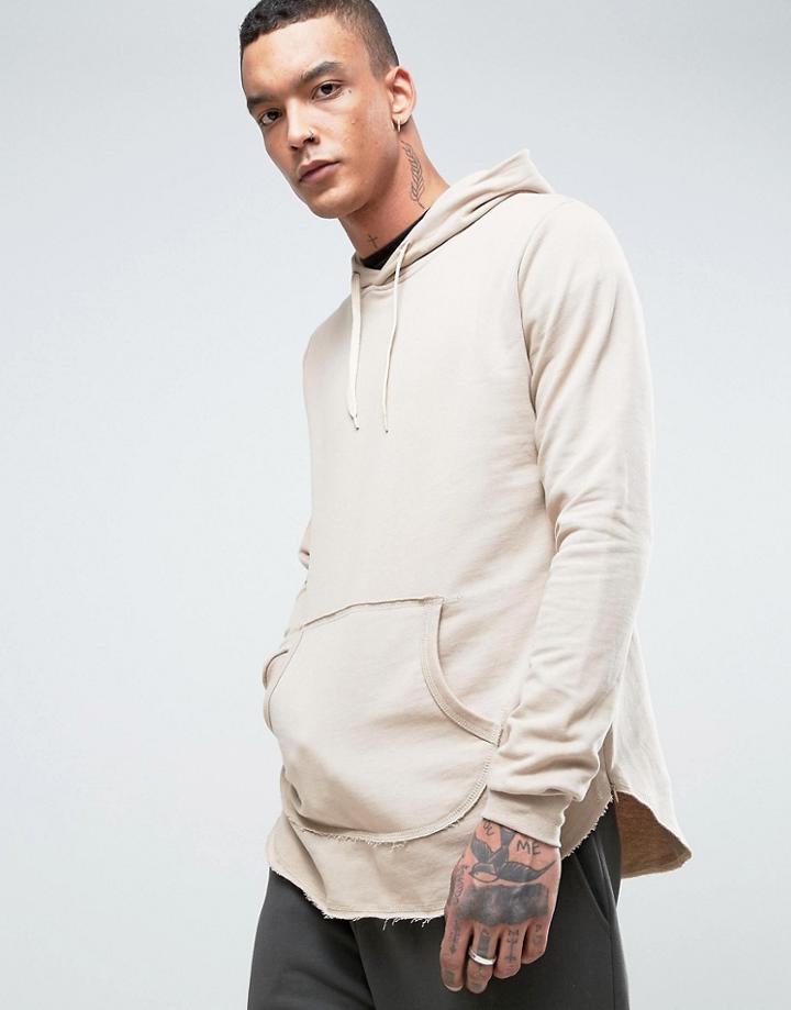 Criminal Damage Baller Hoodie - Beige