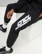 Asos 4505 Woven Sweatpants With Reflective Print In Black