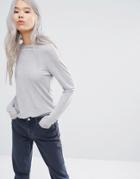 Weekday Long Sleeve T-shirt - Gray