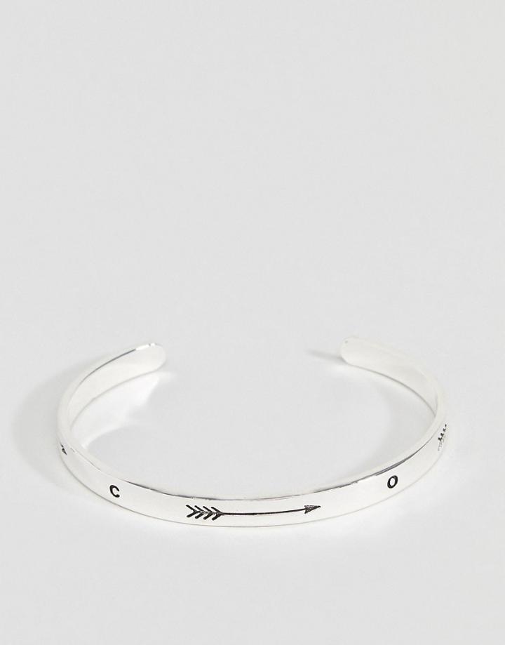 Icon Brand Premium Cuff In Antique Silver - Silver