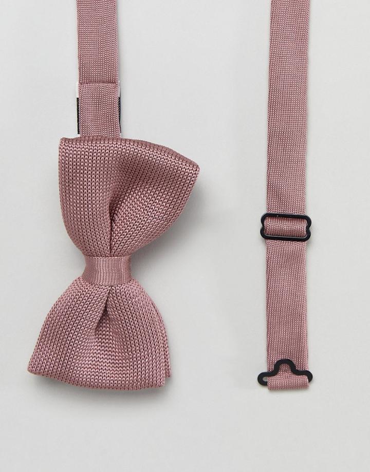 Jack & Jones Knitted Bow Tie - Pink