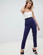 Rare Bardot Top Tailored Jumpsuit - White