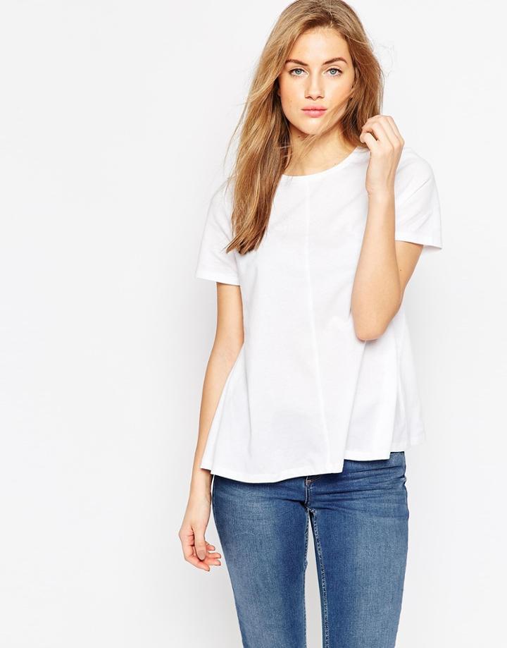 Asos Swing T-shirt - White