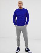 Asos Design Sweatshirt In Blue - Blue