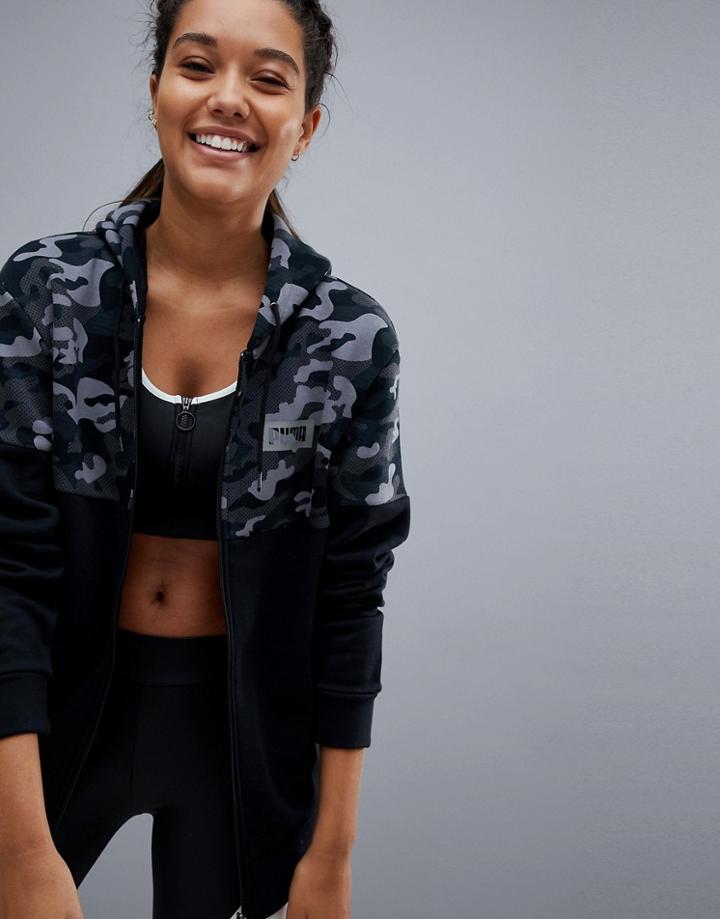 Puma Rebel Track Jacket In Black