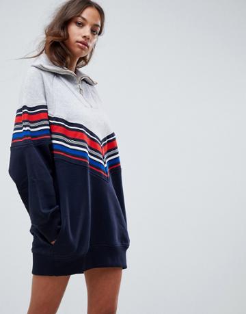 Tommy Hilfiger X Gigi Hadid Racing Stripes Track Dress - Navy