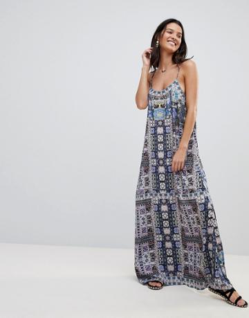 Island Stories Printed Beach Dress - Multi