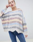 Wild Flower Striped Sweater - Multi