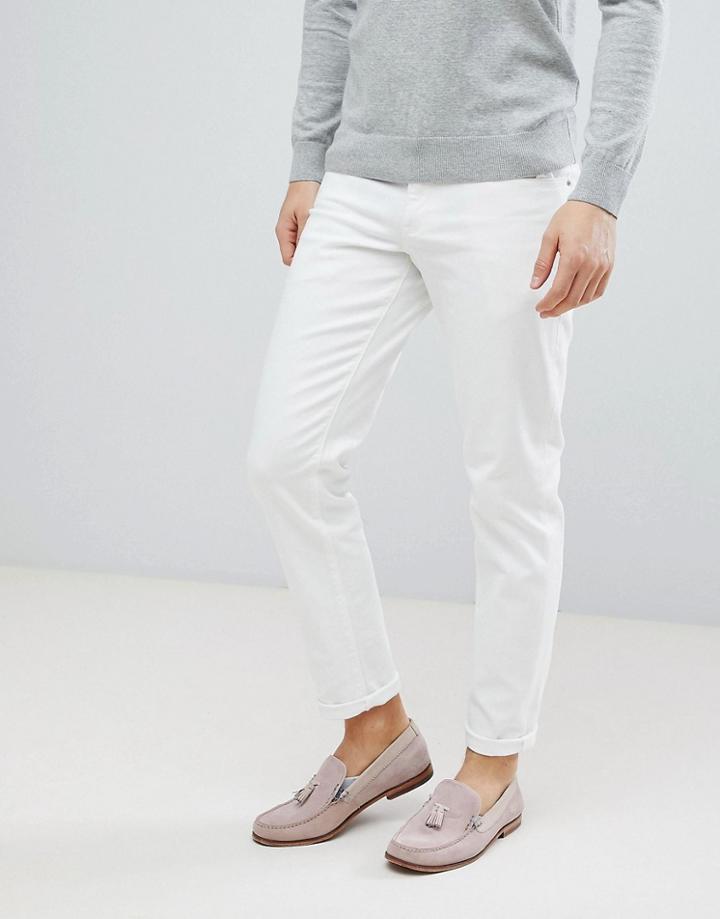Asos Slim Jeans In White - White