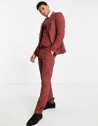Harry Brown Skinny Fit Stretch Plain Suit Pants