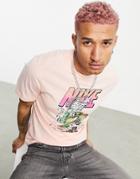 Nike Beach Jet Ski Graphic T-shirt In Dusty Orange