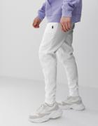 Polo Ralph Lauren Player Logo Double Tech Cuffed Sweatpants In White