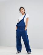 Lee Straight Leg Denim Overall - Blue