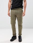 New Look Cargo Pants In Khaki - Green