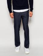 Asos Slim Smart Pants In Blue - Blue