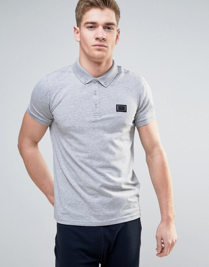 Born Rich Polo Shirt - Gray