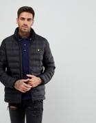 Lyle & Scott Wadded Jacket In Black - Black