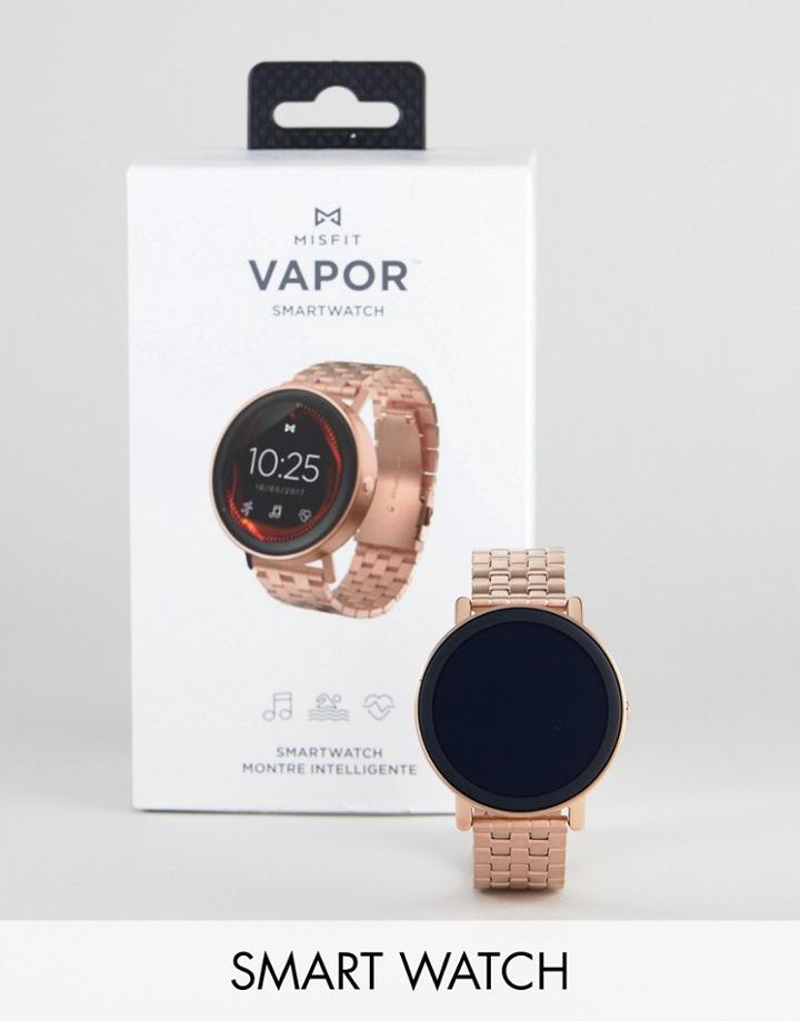 Misfit Mis7008 Vapor Bracelet Display Smart Watch In Rose Gold - Gold