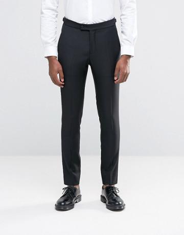 Hart Hollywood By Nick Hart Slim Suit Dinner Pants - Black