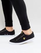 Lyle And Scott Hawker Sneakers In Black - Black