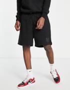 Sixth June Heavyweight Jersey Shorts In Black - Part Of A Set