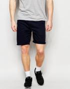 Asos Slim Shorts In Navy - Navy