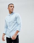 Only & Sons Slim Fit Light Denim Shirt - Blue