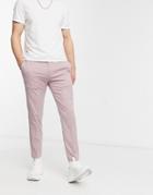 Topman Smart Skinny Sweatpants In Lilac-purple