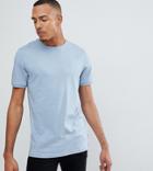 Ted Baker Tall T-shirt With Contrast - Blue