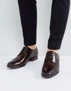 Aldo Galerrange Derby Leather Shoes In Brown - Brown
