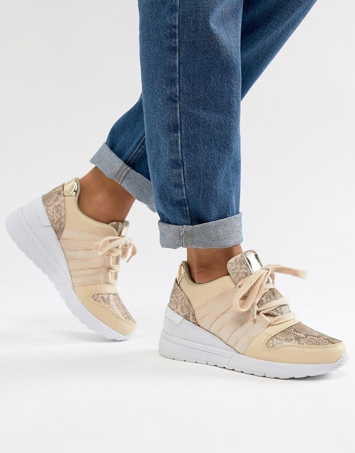 Asos Design Dismay Wedge Sneakers - Multi