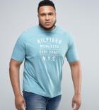Tommy Hilfiger Plus Ryan Logo T-shirt In Light Blue - Blue