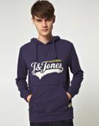Jack & Jones Hooded Sweatshirt - Navy