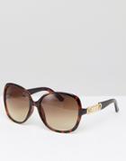 Carvela Square Sunglasses - Brown