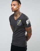 G-star V-neck Inigo T-shirt - Gray