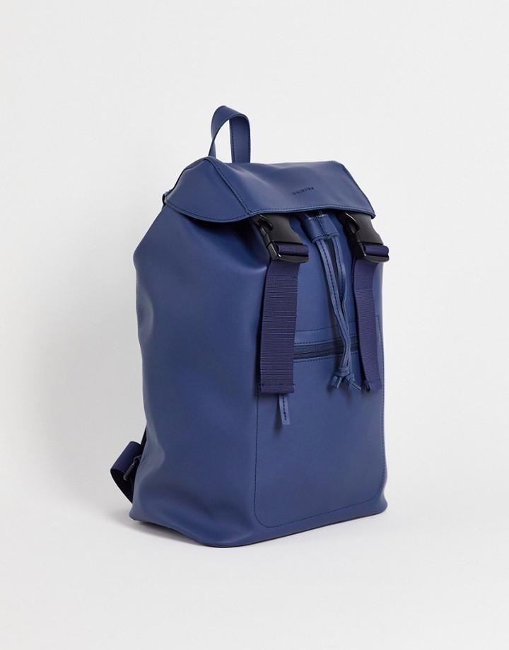 Fenton Twin Clip Backpack In Navy