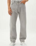 Weekday Space Straight Jeans In Summer Gray-grey