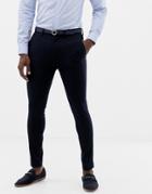 Only & Sons Skinny Suit Pants-navy