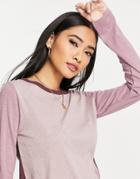 Madewell Long Sleeve T-shirt In Red Stripe